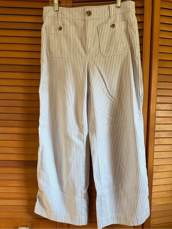 LOFT Pants - LOFT The Palmer Wide Leg Striped Pants